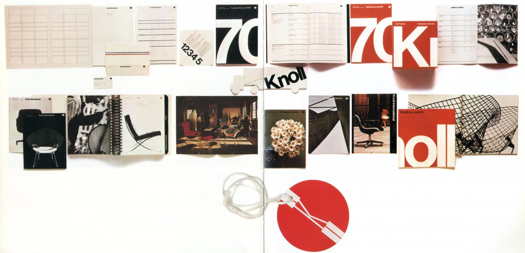 Knoll Branding, by Massimo Vignelli